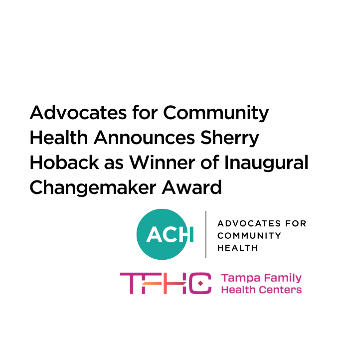 Advocates For Community Health Announces Sherry Hoback As Winner Of