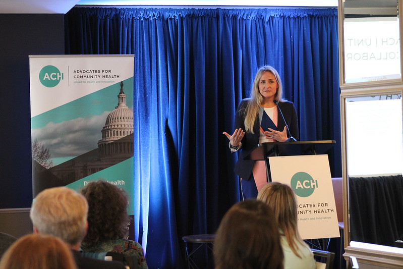 Amanda Pears Kelly speaks to ACH members