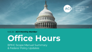 Office Hours: HRSA Scope Manual Update (Sept. 30, 2026)